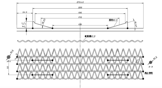 Flexible gesponnen Metalldraht-Sonnenkollektor Mesh Screen Panels für Architektur
