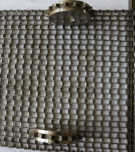 Industrielle Flachdraht-Edelstahl-Förderband-Kette Mesh For Assembly Line