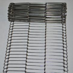 Kundengebundene Hitze, die flachem Flex Wire Oven Food Mesh-Gurt einzäunt Rolls widersteht