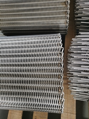 Fischgrätenmuster-Förderband-Maschendraht der Lebensmittelverarbeitungs-SUS201