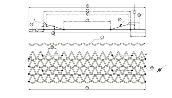 Sonnenkollektor-Architekturdraht-Mesh Fencing Metal For Bird-Ausschluss 200mm x 30m