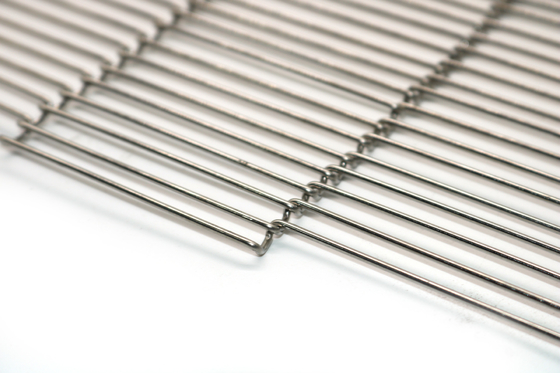 Nahrungsmittelgrad-Ebene biegen 304 Edelstahl Mesh Belt Weave Chain Wire für Brot-Backen