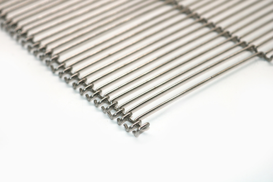 Nahrungsmittelgrad-Ebene biegen 304 Edelstahl Mesh Belt Weave Chain Wire für Brot-Backen