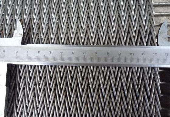 ODM-Webart-Kettendraht-Edelstahl Mesh Belt Straight String Strip