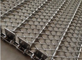 Kundenspezifischer herkömmlicher Webart-Edelstahl Mesh Belt Wire Chain Conveyor