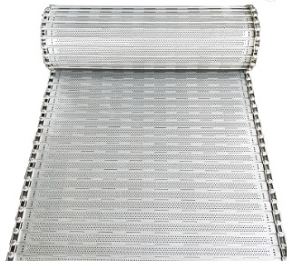 Rangieren Sie Latten-Spitzenkette Mesh Conveyor Belt System für Produktionsanlage aus