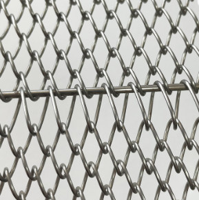 Galvanisiertes Edelstahl-Kettenglied Diamond Mesh Steel Plate für Förderbänder