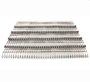 Flacher Metalledelstahl-Augen-Verbindungs-Förderband-Draht Mesh For Oven