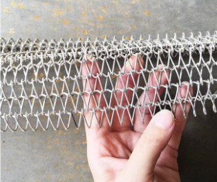 Spirale Mesh Conveyor Chain Belt Metal der hohen Temperatur 314 des Edelstahl-310s