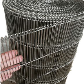 Kundengebundenes Edelstahl-Ebenen-Flex Belt Wire Mesh Egg-Förderband
