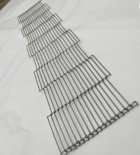 Edelstahl-Umhüllungs-Draht-Gurt Mesh For Eggs Conveyor der hohen Temperatur