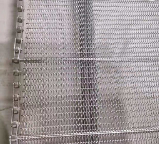 Kundengebundener Nahrungsmittelgrad 304 SS verdrahten Mesh Conveyor Belt Metal Chain-Verbindung