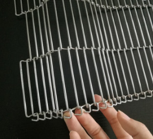 Umhüllungs-flacher Flex Wire Mesh Oven Conveyor-Gurt für Nahrungsmittelausrüstung