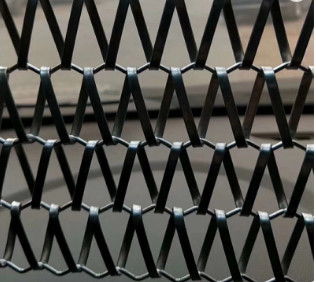 V-Form Edelstahl-Lebensmittelindustrie-Förderer-System-Gurt Mesh Wire