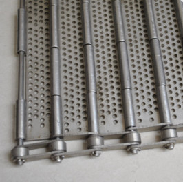 Hoher Lasts-Edelstahl-perforierte Lattenförderband-Platten-Kette