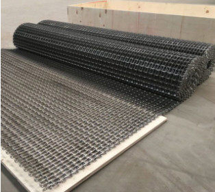 304 Edelstahl-Flex Weave Square Wire Mesh-Förderbänder