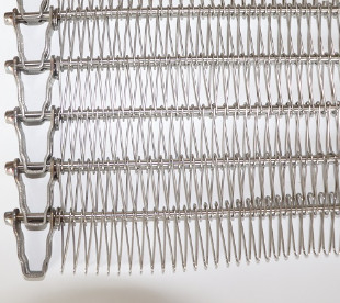 Draht-gewundenes Gitter flacher Flex Belt des Edelstahl-SS304 für Förderer