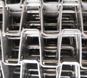 Industrielle Flachdraht-Edelstahl-Förderband-Kette Mesh For Assembly Line