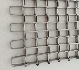 Edelstahl-Bienenwaben-Mittel-Draht-Mesh Metal For Food Conveyor-Gurt