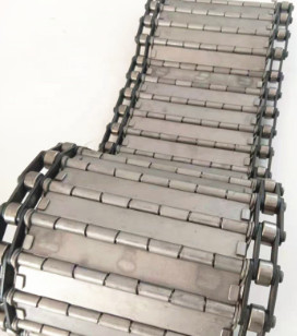 Galvanisiertes Edelstahl-Platten-Kettenförderband für Chip