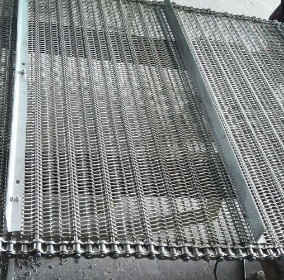 ODM-Edelstahl-Förderer-gewundene Verbindung, die Mesh Steel umschnallt