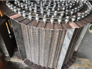 ODM-Edelstahl-Förderer-gewundene Verbindung, die Mesh Steel umschnallt