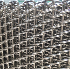 Fischgrätenmuster-Förderband SS 304 Edelstahl-316 industrielles für Nahrung