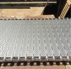 Edelstahl-Latten-Ketten-Draht Mesh Conveyor Belt 110V 220V