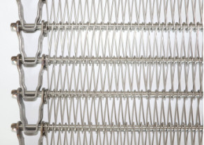 Justierbare Edelstahl-Ebenen-Flex Belt Conveyor Sintered Wire-Masche