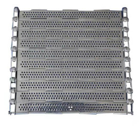 Gelochtes Draht-Mesh Conveyor Belt Stainless Steel-Pütting mit Leitblech