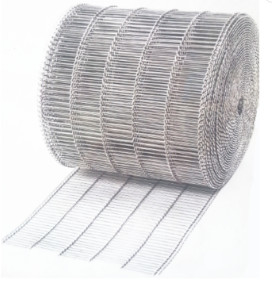 Nahrungsmittelindustrielles flaches Flex Wire Extruded Steel Mesh-Förderband für Brot-Backen