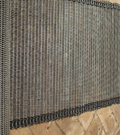 Nahrungsmittelindustrielles flaches Flex Wire Extruded Steel Mesh-Förderband für Brot-Backen