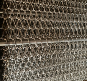 Kettenglied-Draht-Mesh Belt Roll For Cleaning-Trockner des Edelstahl-304