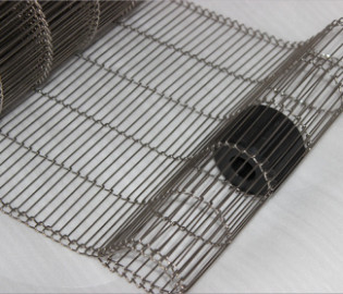 Soem-Edelstahl-Ebene Flex Oven Conveyor Belt Mesh Metal