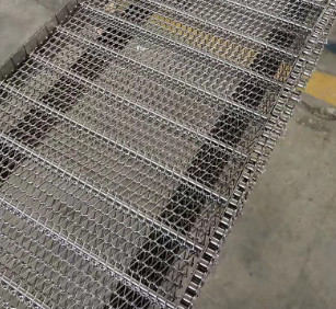 Doppelte quetschverbundene Drahtgewebe-Platten Mesh Sheet Conveyor Belt 	1mx0.6m