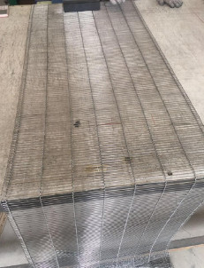 Elektrolytischer Hufeisenkettenförderer Mesh Material 304