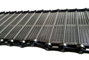 304SS dehnbares Blech Diamond Mesh Panels Conveyor Belt