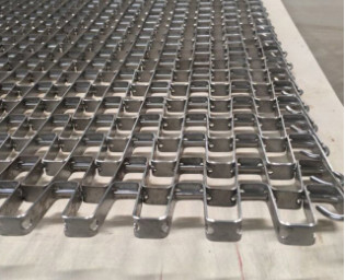 20cm-200cm Edelstahl-Förderband-Wand-Umhüllungs-Metallmasche