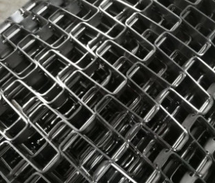 Flacher Flex Enrobe Stainless Steel Conveyor-Gurt-Draht Mesh For Bakery