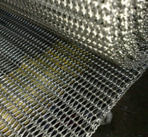 Edelstahl balancierte Webart-Flachdraht-Förderband-Systeme für Lebensmittelindustrie