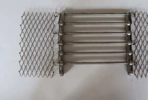 Draht-Edelstahl Mesh Belt Conveyor Soems SS304