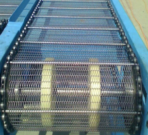 Widerstand-Ketten-Antrieb flacher Flex Belt Wire Mesh der hohen Temperatur für Förderer
