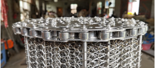 Widerstand-Ketten-Antrieb flacher Flex Belt Wire Mesh der hohen Temperatur für Förderer
