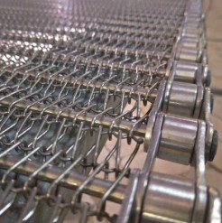 Flacher GI Hochleistungsdraht Mesh Food Industry Conveyor Belt