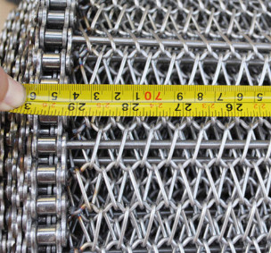 Balancieren Sie Drahtgewebe Mesh Fabric Conveyor Belt der Webart-SUS304 SS