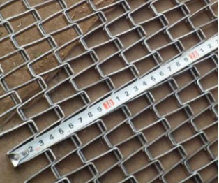 LÄRM JIS Edelstahl Mesh Belt Wire Conveyor mit einzelnem Schleifen-Rand