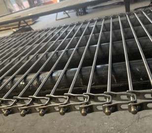Doppelter ausgeglichener Förderband Mitgliedstaat Wire Mesh des Edelstahl-SS201