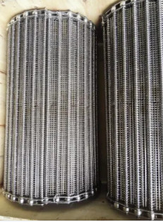 Rostfreie gewundene Gefrierschrank-Gurt-Drahtgewebe-Mesh Panels For Food Conveyor-Ausrüstung