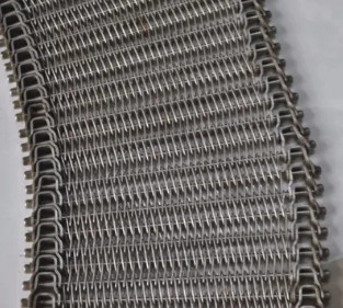 Metallketten-gewundener niederländischer Webart-Mesh Wire Fabric For Conveyor-Gurt