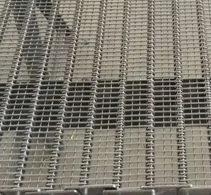 Kettenglied-Rand-Augen-Flex Conveyor Stainless Steel Mesh-Gurt